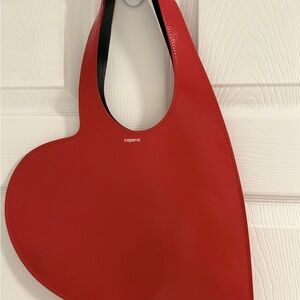 Coperni Red Heart-Shaped Women's Bag